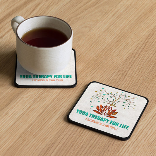 Yoga Therapy For Life Cork-Back Coaster