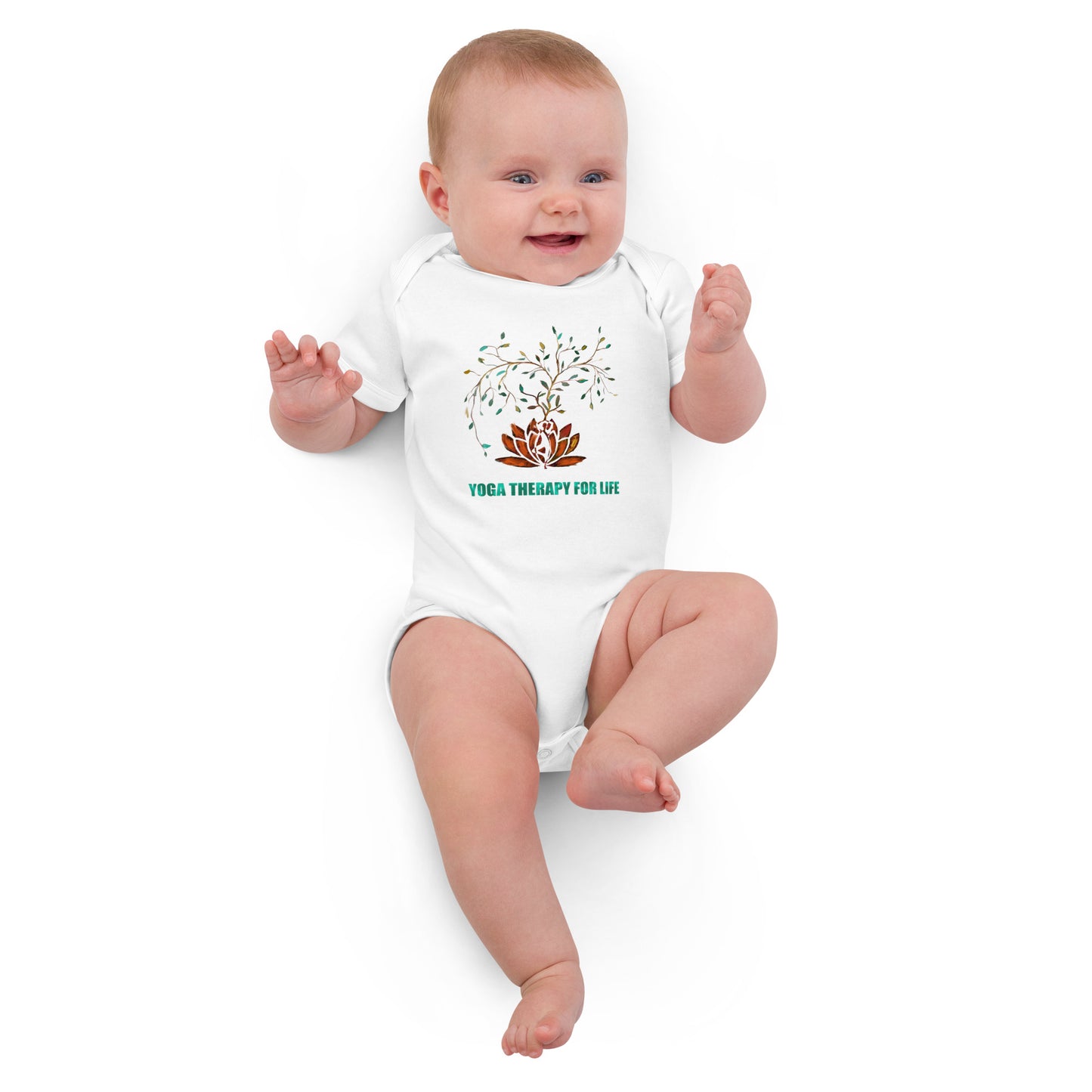 Yoga Therapy For Life Soft Organic Cotton Baby Bodysuit